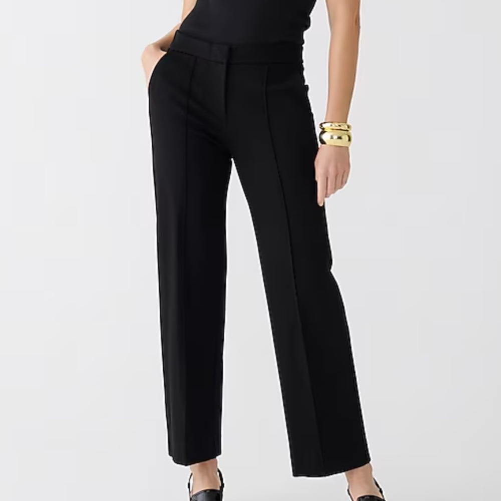 J. Crew Wide-leg pant in Italian ponte EUC (worn once)